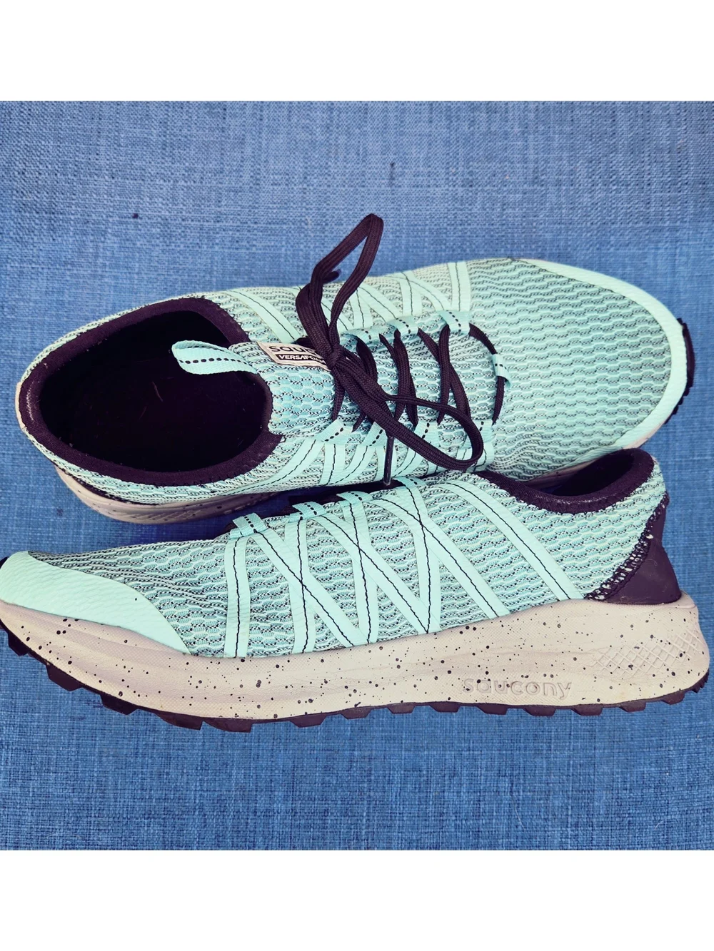Saucony Women's Mint/Teal Trail Running Shoes